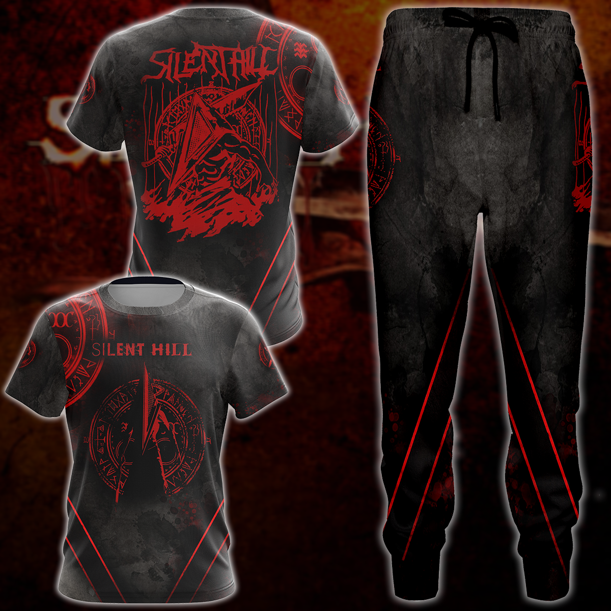 Silent Hill Video Game 3D All Over Printed T-shirt Tank Top Zip Hoodie Pullover Hoodie Hawaiian Shirt Beach Shorts Jogger