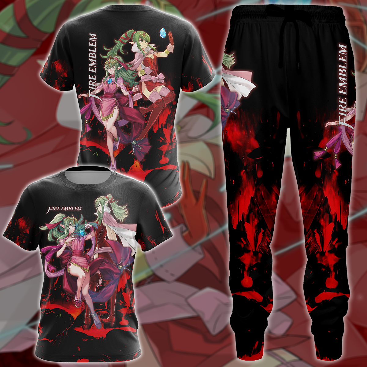 Fire Emblem - Tiki Video Game 3D All Over Printed T-shirt Tank Top Zip Hoodie Pullover Hoodie Hawaiian Shirt Beach Shorts Jogger