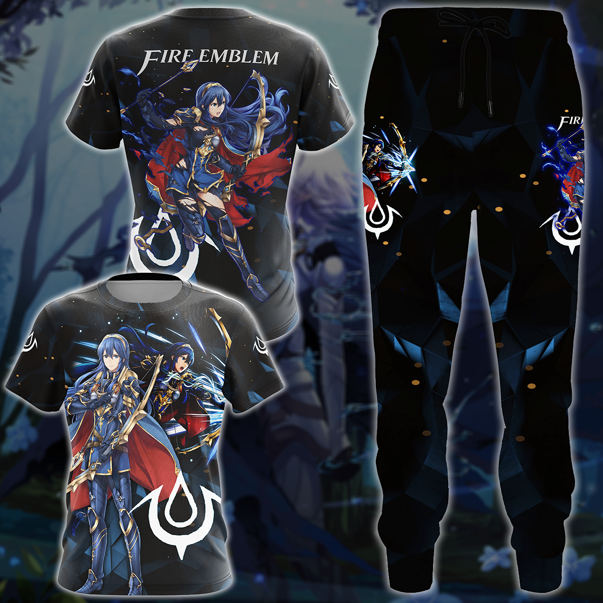 Fire Emblem Lucina Video Game 3D All Over Printed T-shirt Tank Top Zip Hoodie Pullover Hoodie Hawaiian Shirt Beach Shorts Joggers
