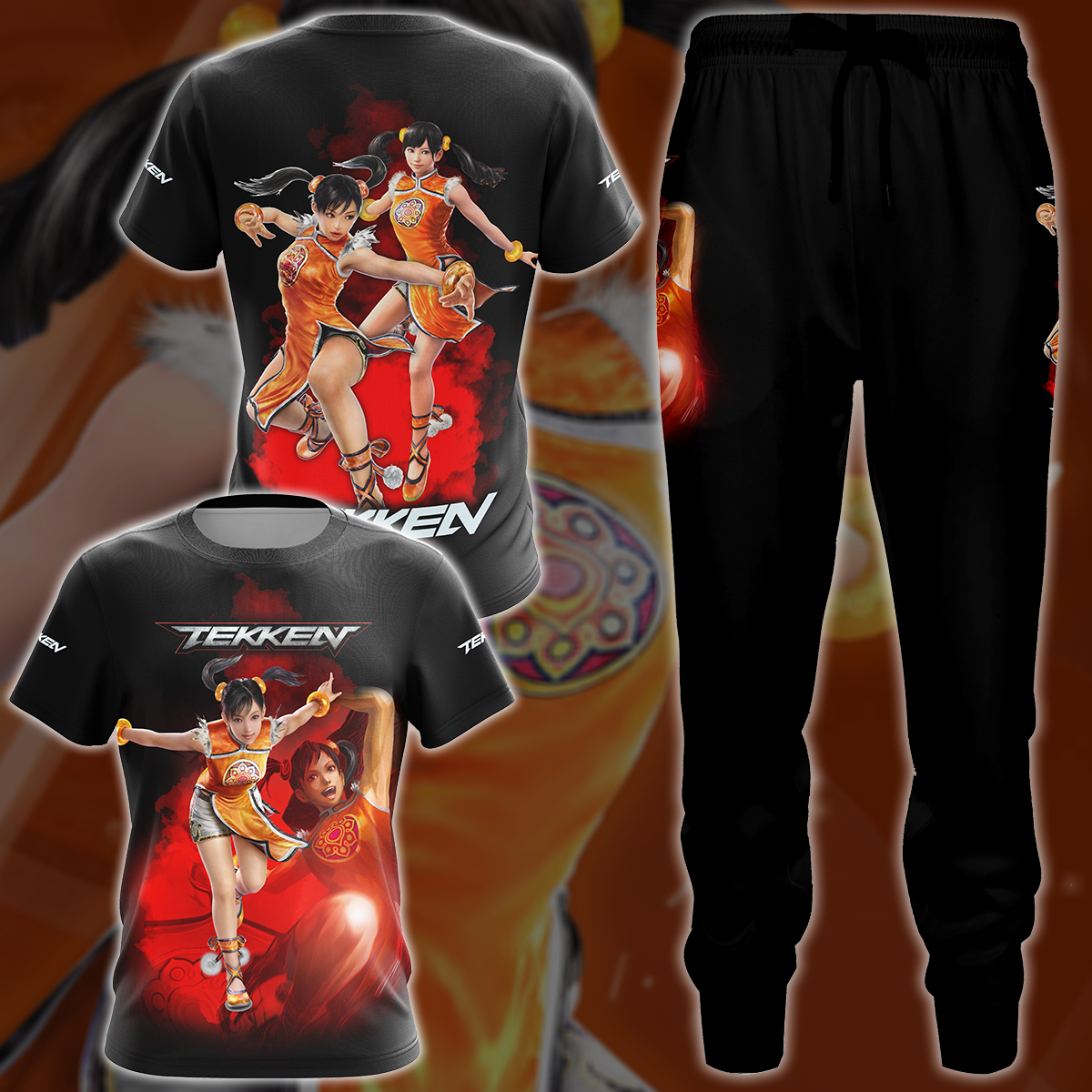 Tekken Ling Xiaoyu Video Game 3D All Over Print T-shirt Tank Top Zip Hoodie Pullover Hoodie Hawaiian Shirt Beach Shorts Jogger