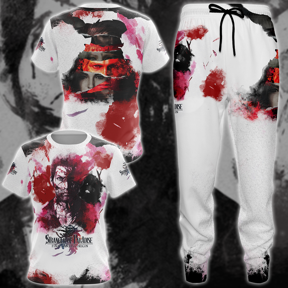 Stranger of Paradise: Final Fantasy Origin Video Game 3D All Over Printed T-shirt Tank Top Zip Hoodie Pullover Hoodie Hawaiian Shirt Beach Shorts Jogger