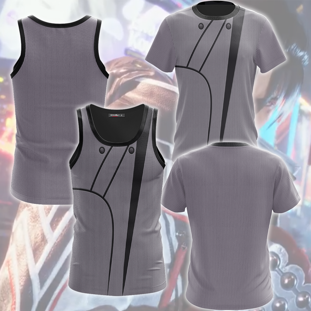 Tekken 8 Jin Kazama Cosplay Video Game All Over Printed T-shirt Tank Top Zip Hoodie Pullover Hoodie Bomber Jacket Hawaiian Shirt Beach Shorts Joggers