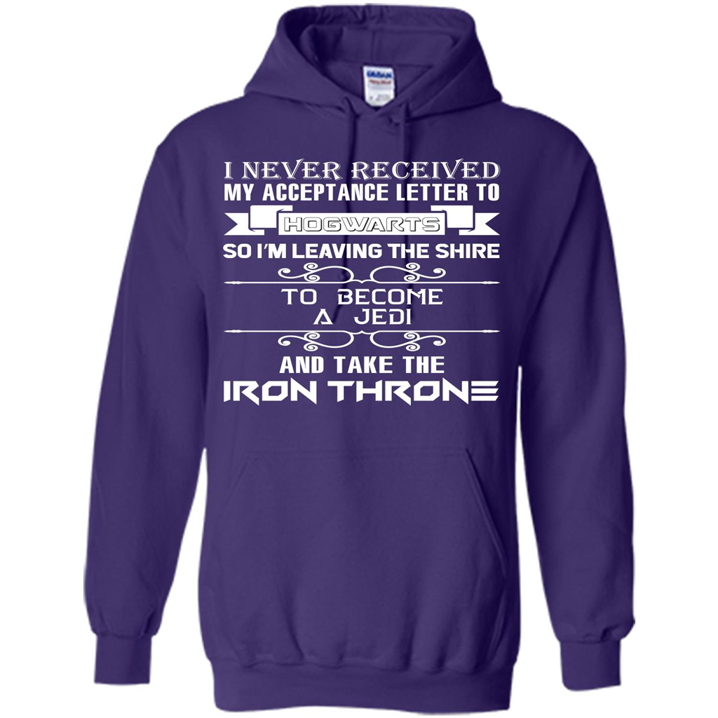 I Never Received My Acceptance Letter To Hogwarts T-shirt Purple S