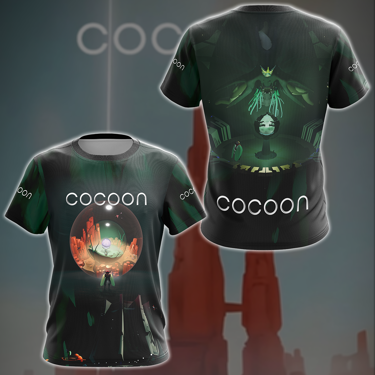 COCOON Video Game All Over Printed T-shirt Tank Top Zip Hoodie Pullover Hoodie Hawaiian Shirt Beach Shorts Joggers