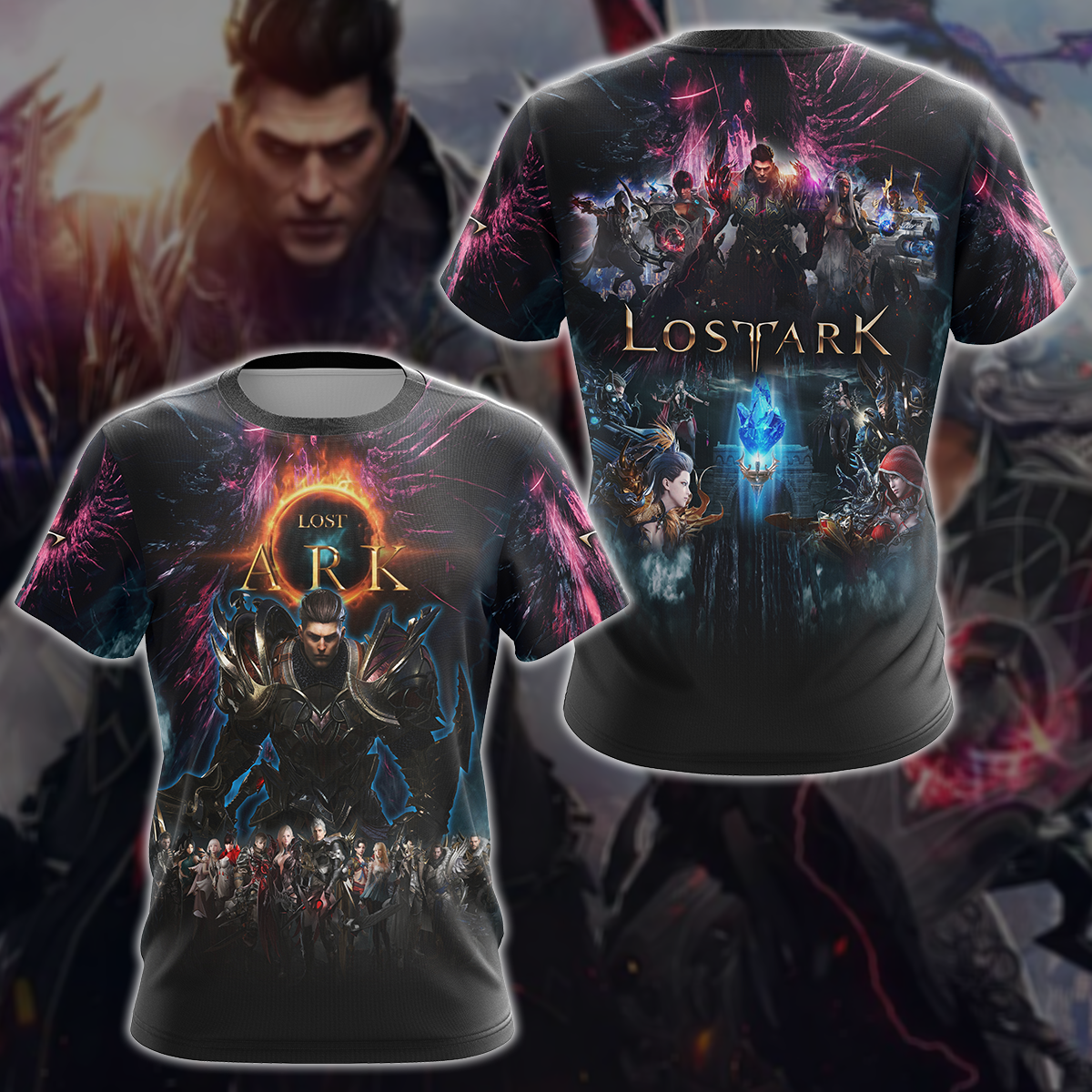 Lost Ark Video Game 3D All Over Printed T-shirt Tank Top Zip Hoodie Pullover Hoodie Hawaiian Shirt Beach Shorts Jogger T-shirt S