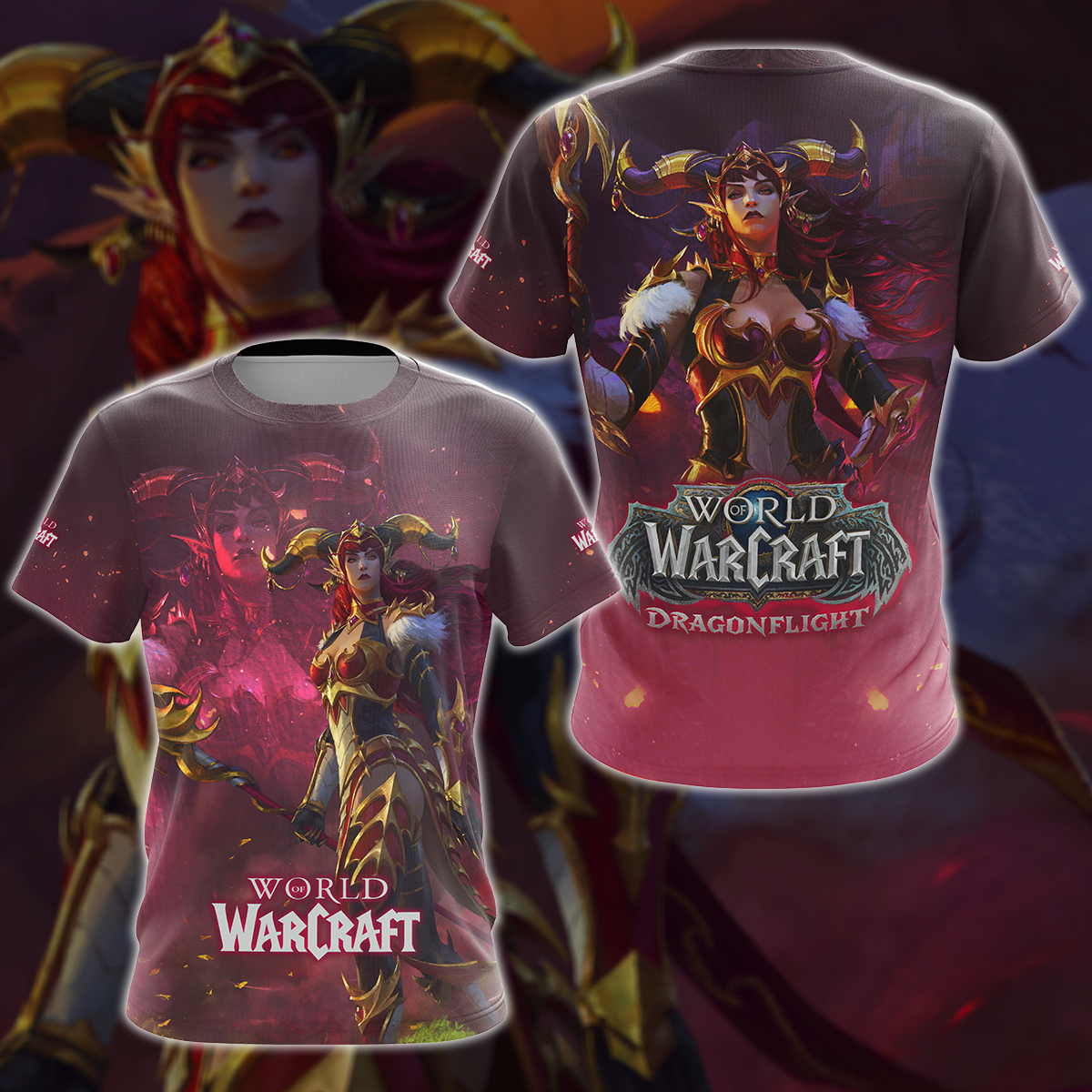 World of Warcraft: Dragonflight Video Game 3D All Over Printed T-shirt Tank Top Zip Hoodie Pullover Hoodie Hawaiian Shirt Beach Shorts Jogger T-shirt S