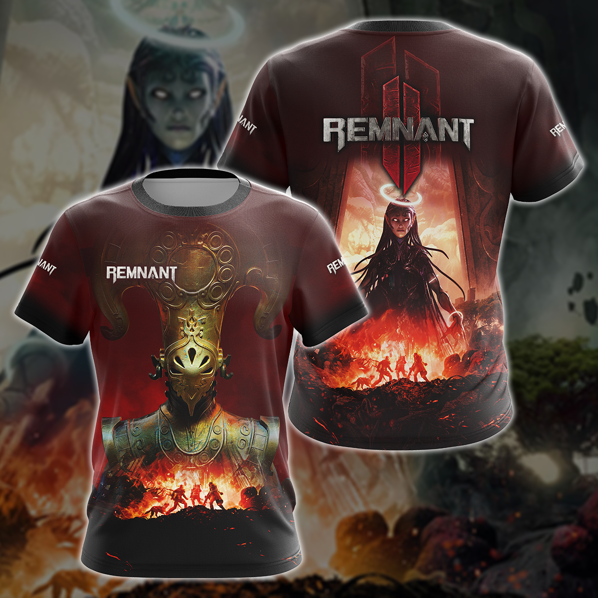 Remnant 2 Video Game All-Over T-shirt Hoodie Tank Top Hawaiian Shirt Beach Shorts Joggers T-shirt S