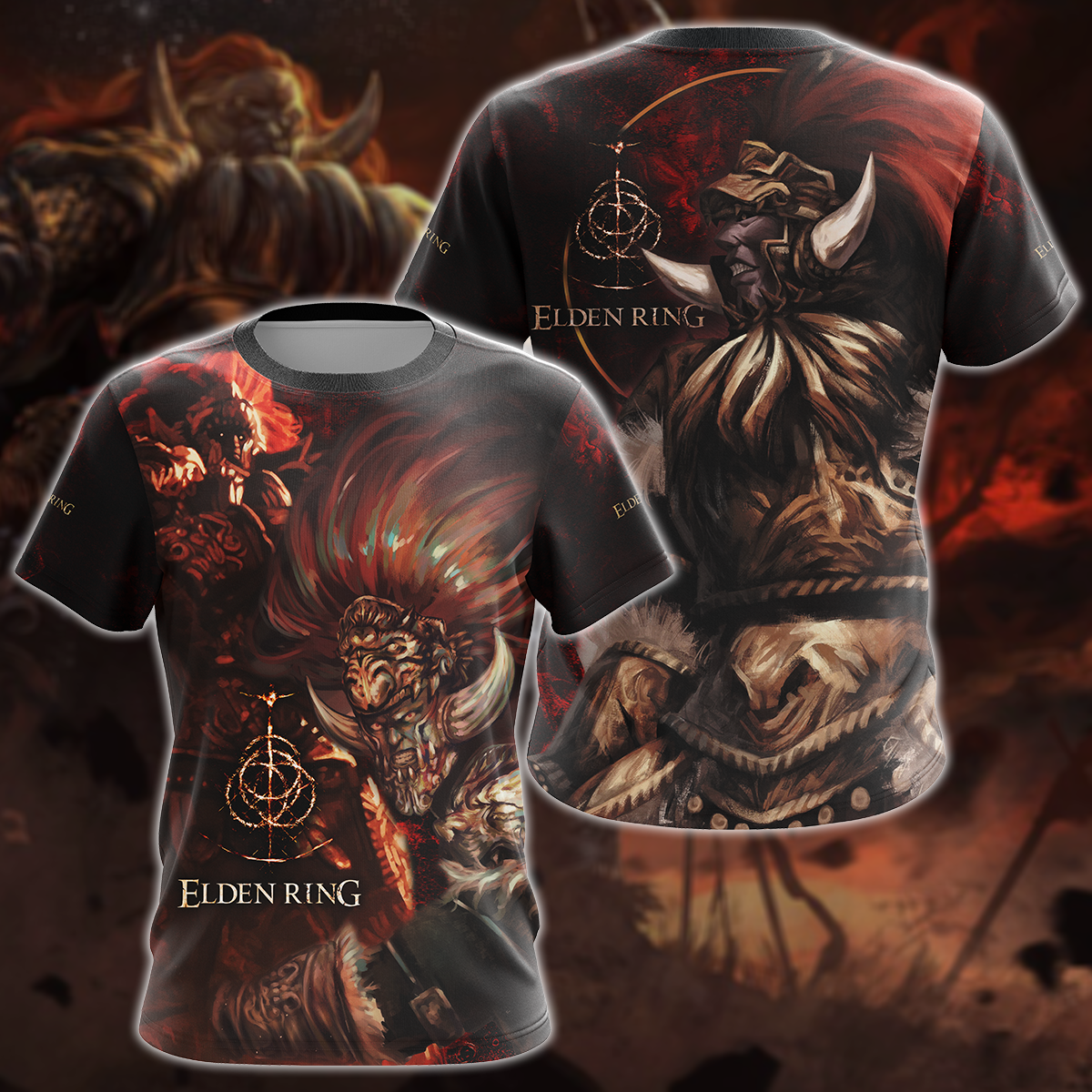 Elden Ring Radahn Video Game 3D All Over Print T-shirt Tank Top Zip Hoodie Pullover Hoodie Hawaiian Shirt Beach Shorts Jogger T-shirt S