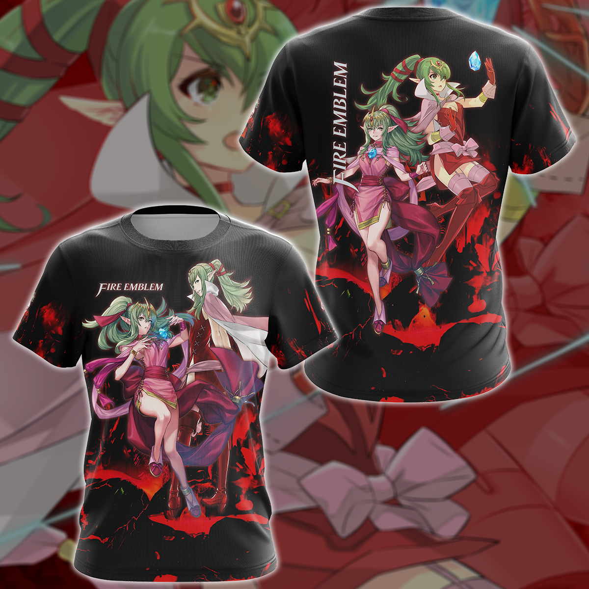 Fire Emblem - Tiki Video Game 3D All Over Printed T-shirt Tank Top Zip Hoodie Pullover Hoodie Hawaiian Shirt Beach Shorts Jogger T-shirt S