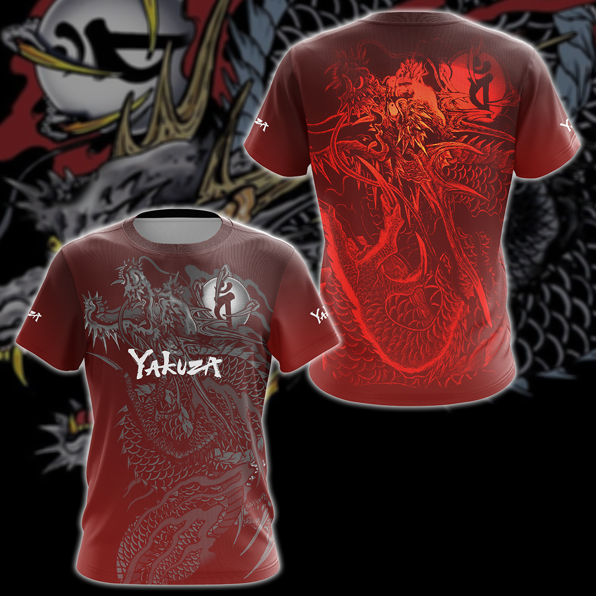 Yakuza Video Game 3D All Over Printed T-shirt Tank Top Zip Hoodie Pullover Hoodie Hawaiian Shirt Beach Shorts Jogger T-shirt S