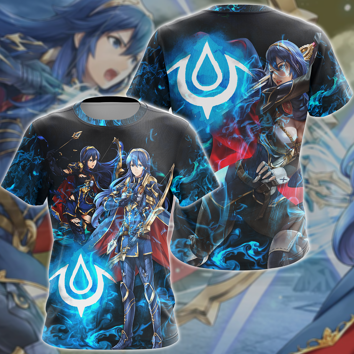 Fire Emblem Video Game 3D All Over Print T-shirt Tank Top Zip Hoodie Pullover Hoodie Hawaiian Shirt Beach Shorts Jogger T-shirt S
