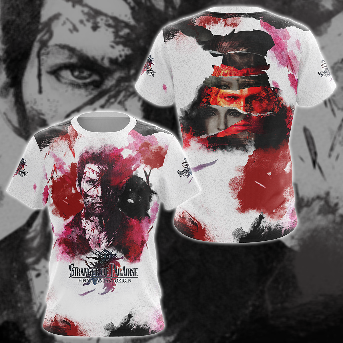 Stranger of Paradise: Final Fantasy Origin Video Game 3D All Over Printed T-shirt Tank Top Zip Hoodie Pullover Hoodie Hawaiian Shirt Beach Shorts Jogger T-shirt S