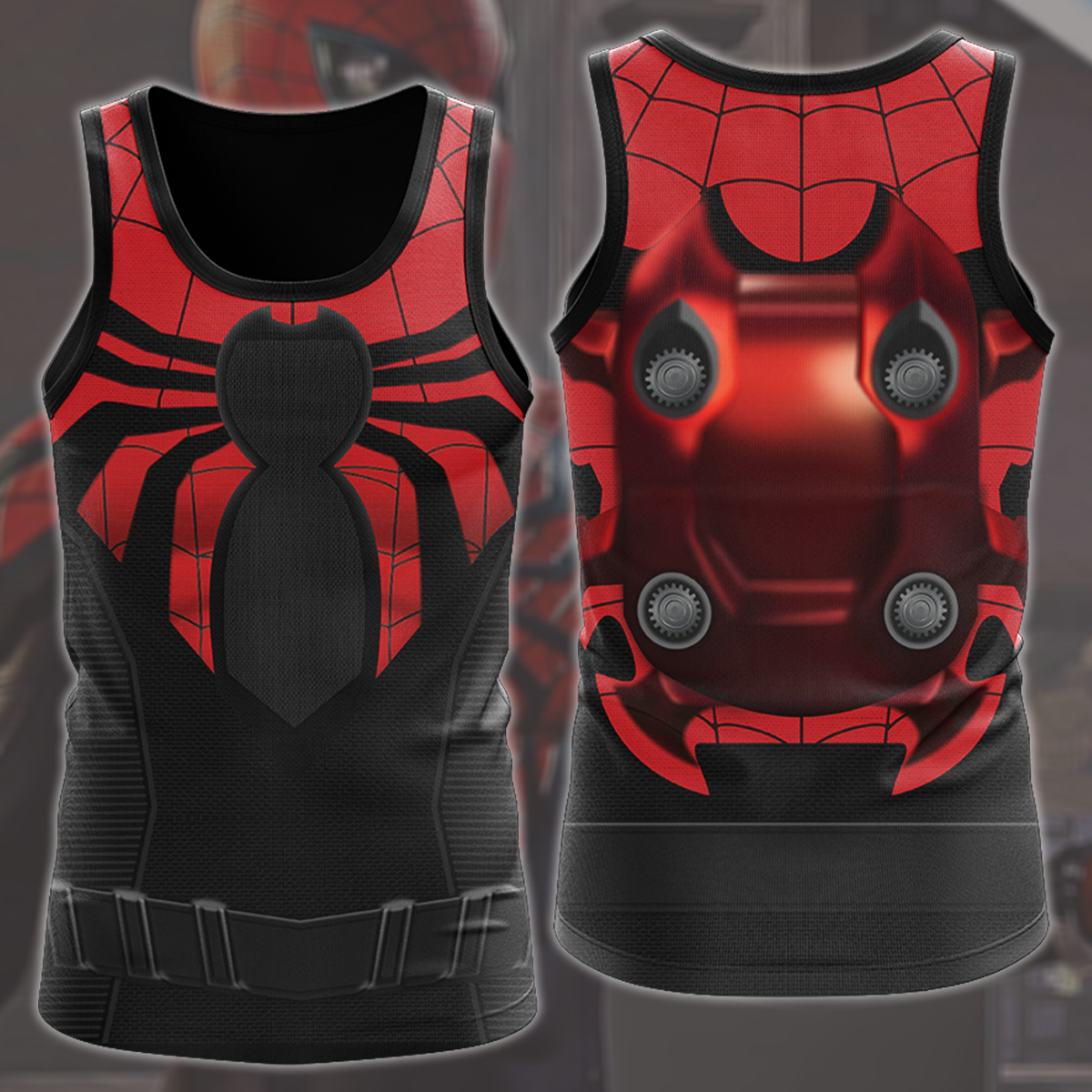 Spider-Man 2 Peter Parker Superior Suit Cosplay Video Game All Over Printed T-shirt Tank Top Zip Hoodie Pullover Hoodie Hawaiian Shirt Beach Shorts Joggers
