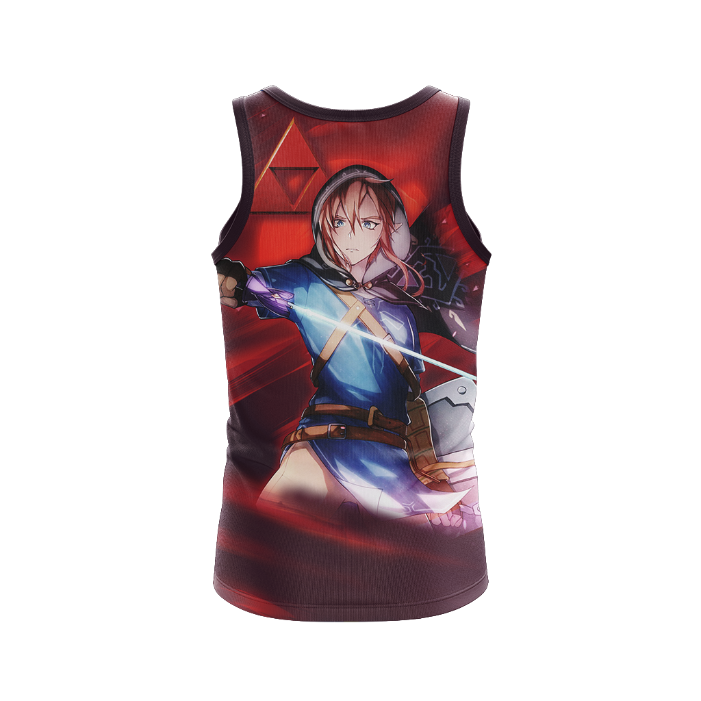Link The Legend of Zelda All Over Print T-shirt Tank Top Zip Hoodie Pullover Hoodie
