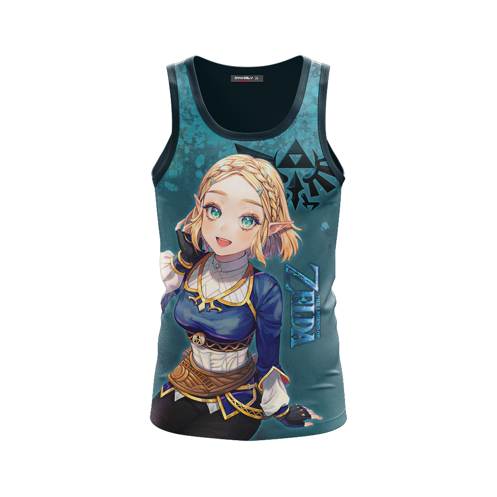 Princess Zelda The Legend of Zelda All Over Print T-shirt Zip Hoodie Pullover Hoodie