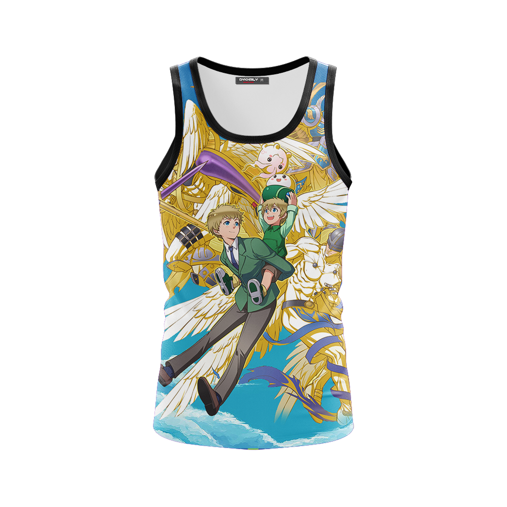 Digimon Takaishi Takeru And Angemon Unisex 3D T-shirt