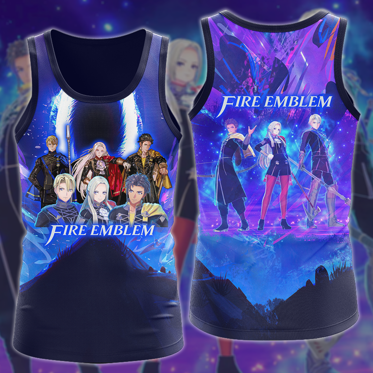 Fire Emblem Video Game 3D All Over Printed T-shirt Tank Top Zip Hoodie Pullover Hoodie Hawaiian Shirt Beach Shorts Jogger Tank Top S