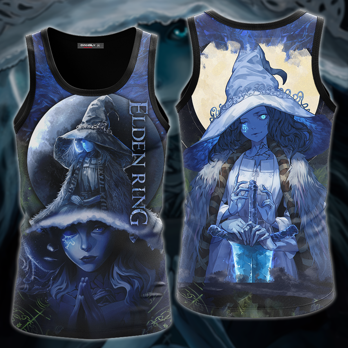 Elden Ring Ranni The Witch (Renna) Video Game 3D All Over Print T-shirt Tank Top Zip Hoodie Pullover Hoodie Hawaiian Shirt Beach Shorts Jogger Tank Top S