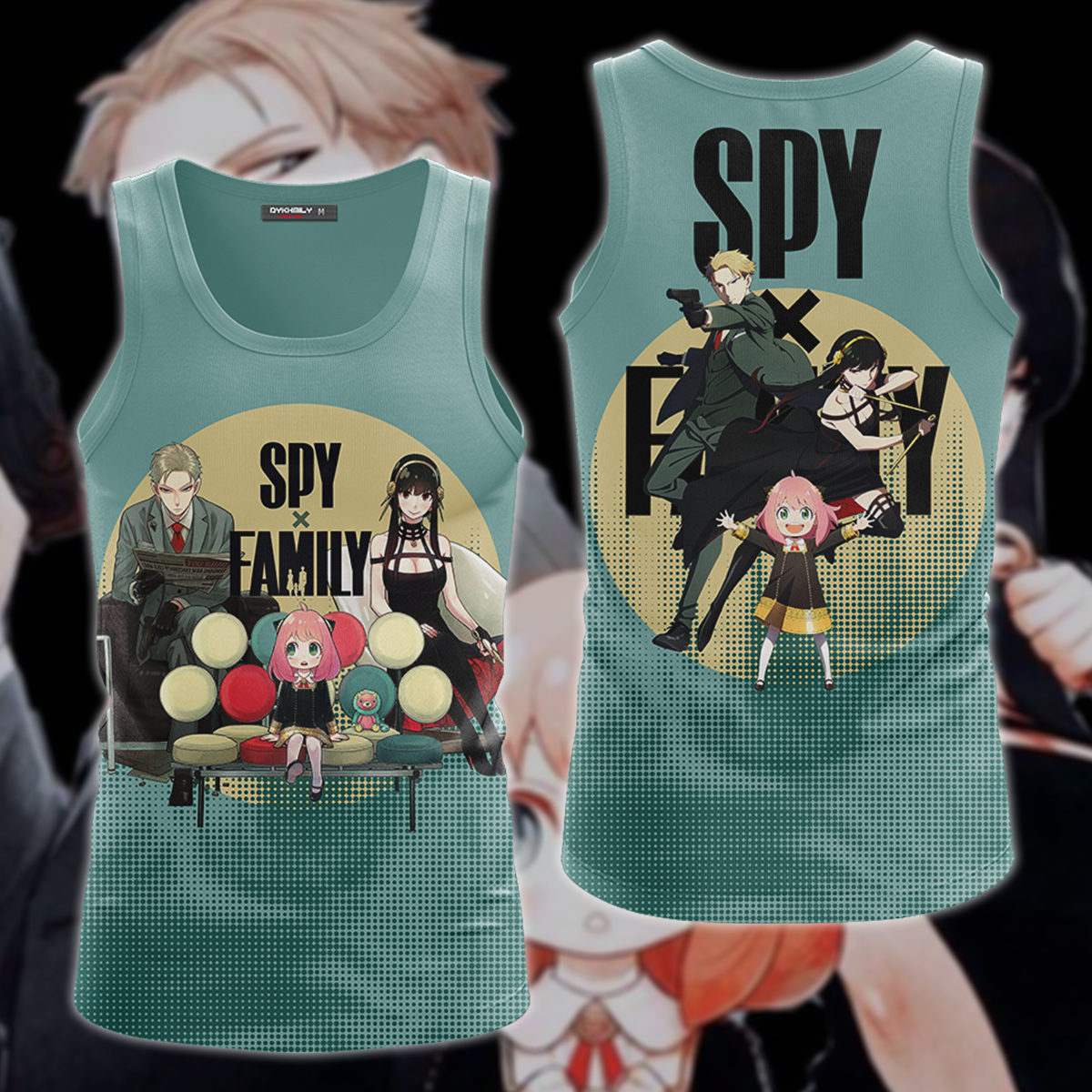 Spy x Family 3D All Over Print T-shirt Tank Top Zip Hoodie Pullover Hoodie Hawaiian Shirt Beach Shorts Jogger Tank Top S