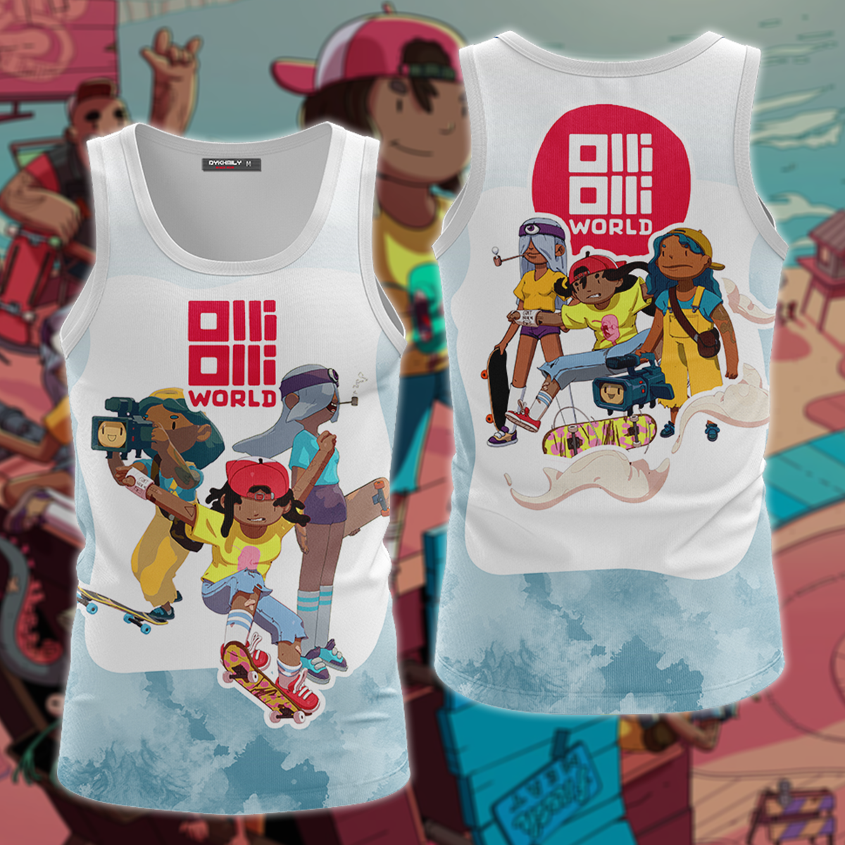 OlliOlli World 3D All Over Print T-shirt Tank Top Zip Hoodie Pullover Hoodie Hawaiian Shirt Beach Shorts Jogger Tank Top S