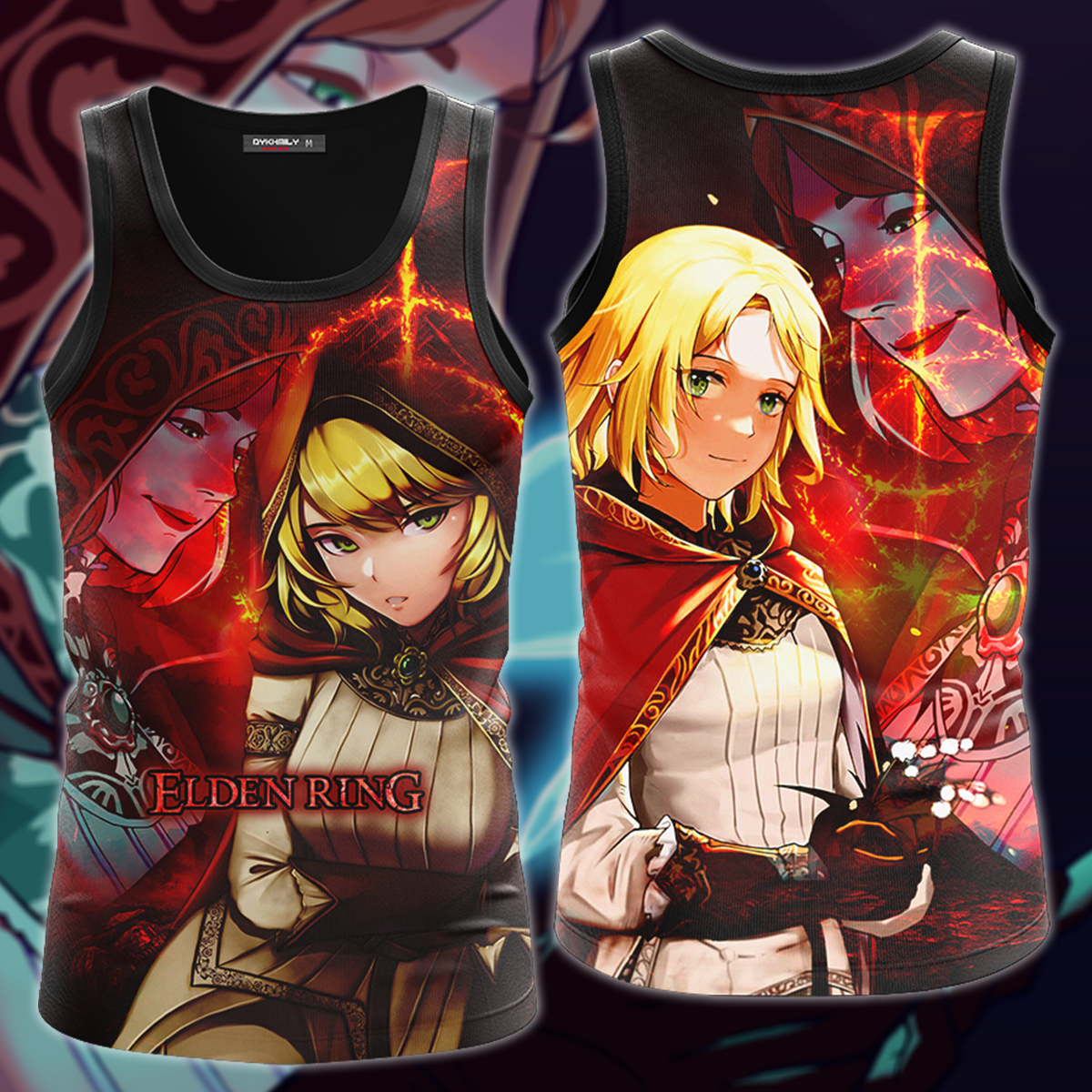 Elden Ring Roderika Video Game 3D All Over Print T-shirt Tank Top Zip Hoodie Pullover Hoodie Hawaiian Shirt Beach Shorts Jogger Tank Top S