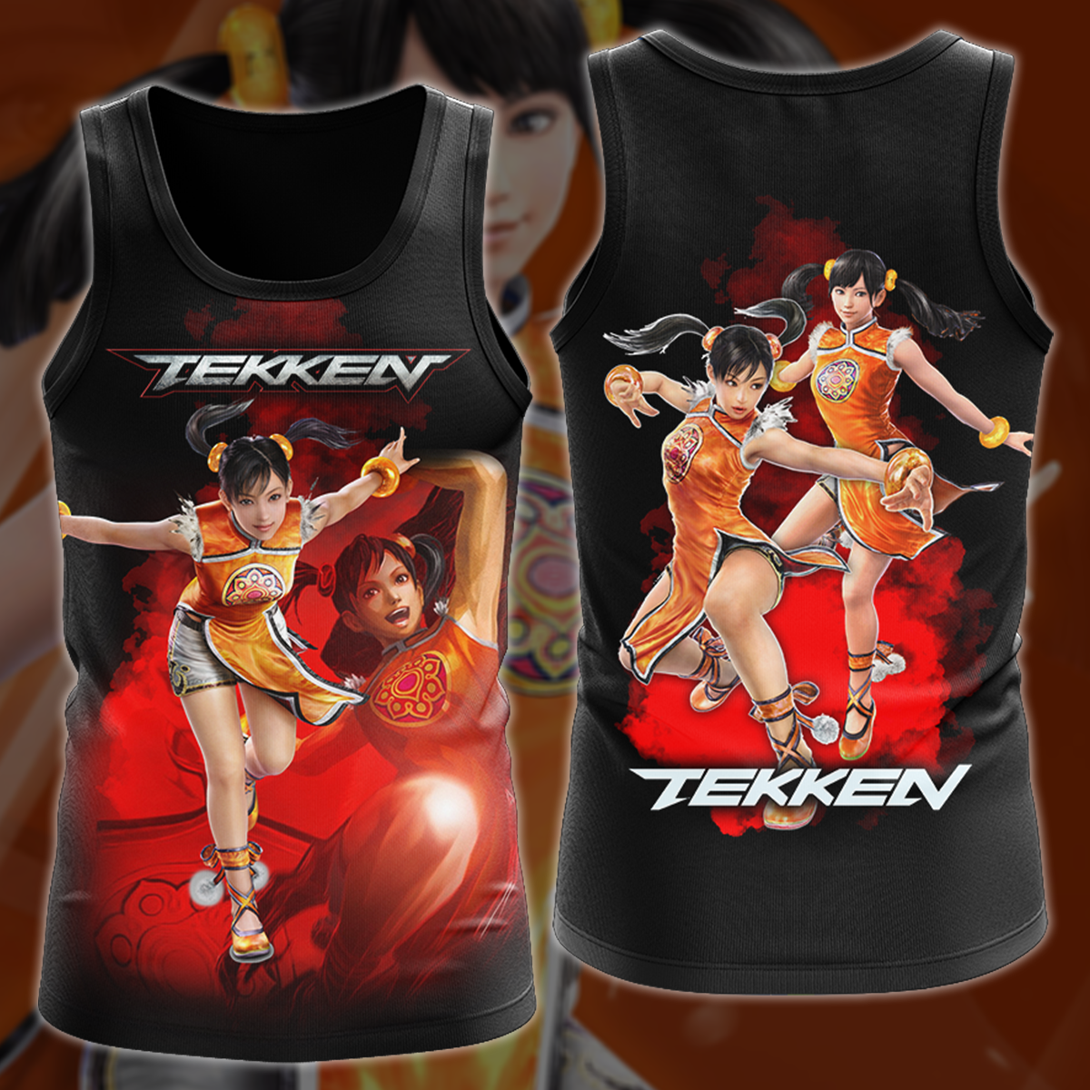 Tekken Ling Xiaoyu Video Game 3D All Over Print T-shirt Tank Top Zip Hoodie Pullover Hoodie Hawaiian Shirt Beach Shorts Jogger Tank Top S