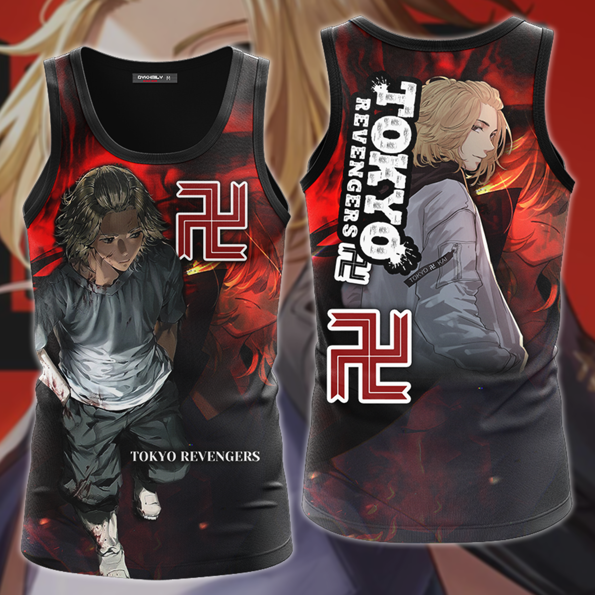 Tokyo Revengers 3D All Over Print T-shirt Tank Top Zip Hoodie Pullover Hoodie Hawaiian Shirt Beach Shorts Jogger Tank Top S
