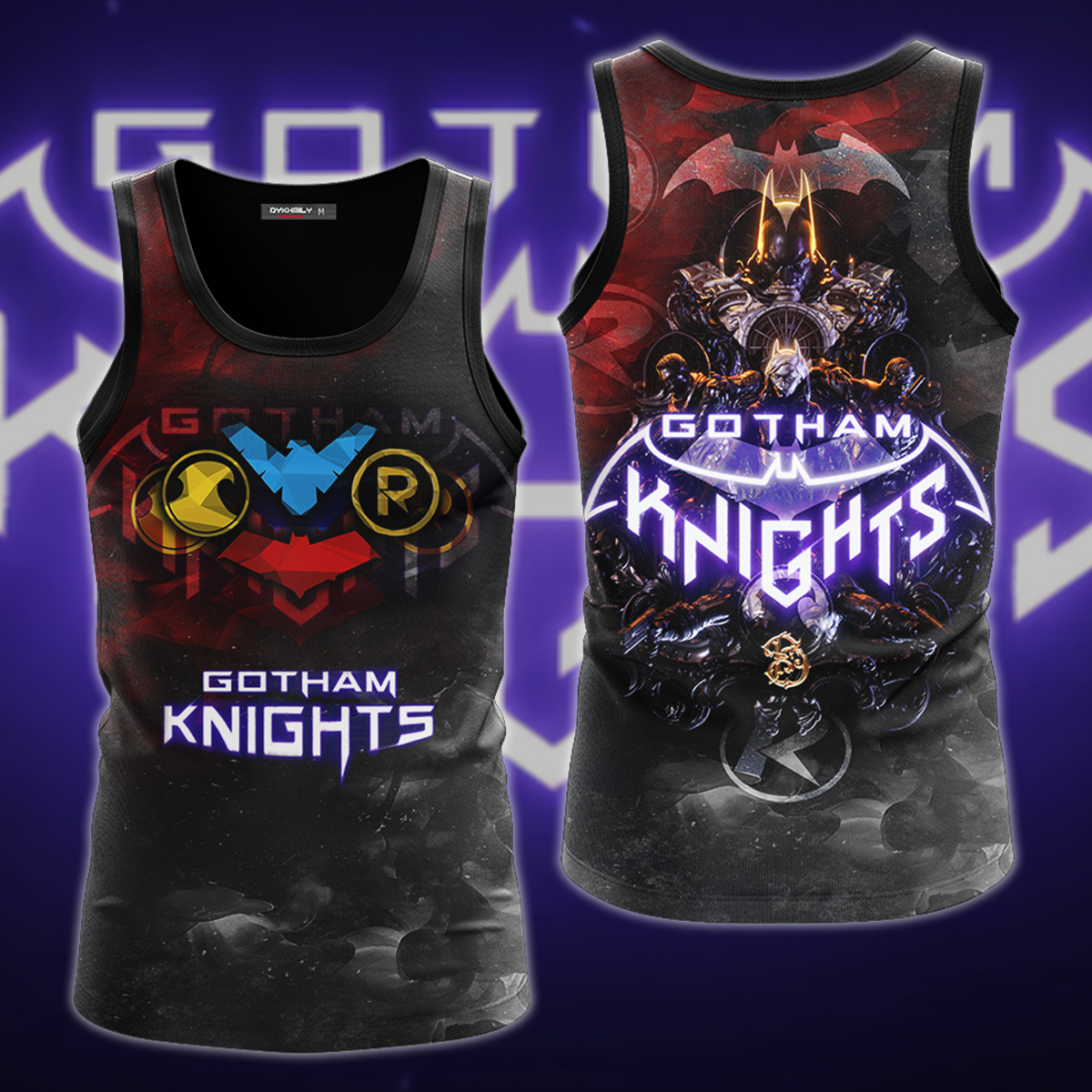 Gotham Knights 3D All Over Print T-shirt Tank Top Zip Hoodie Pullover Hoodie Hawaiian Shirt Beach Shorts Jogger Tank Top S