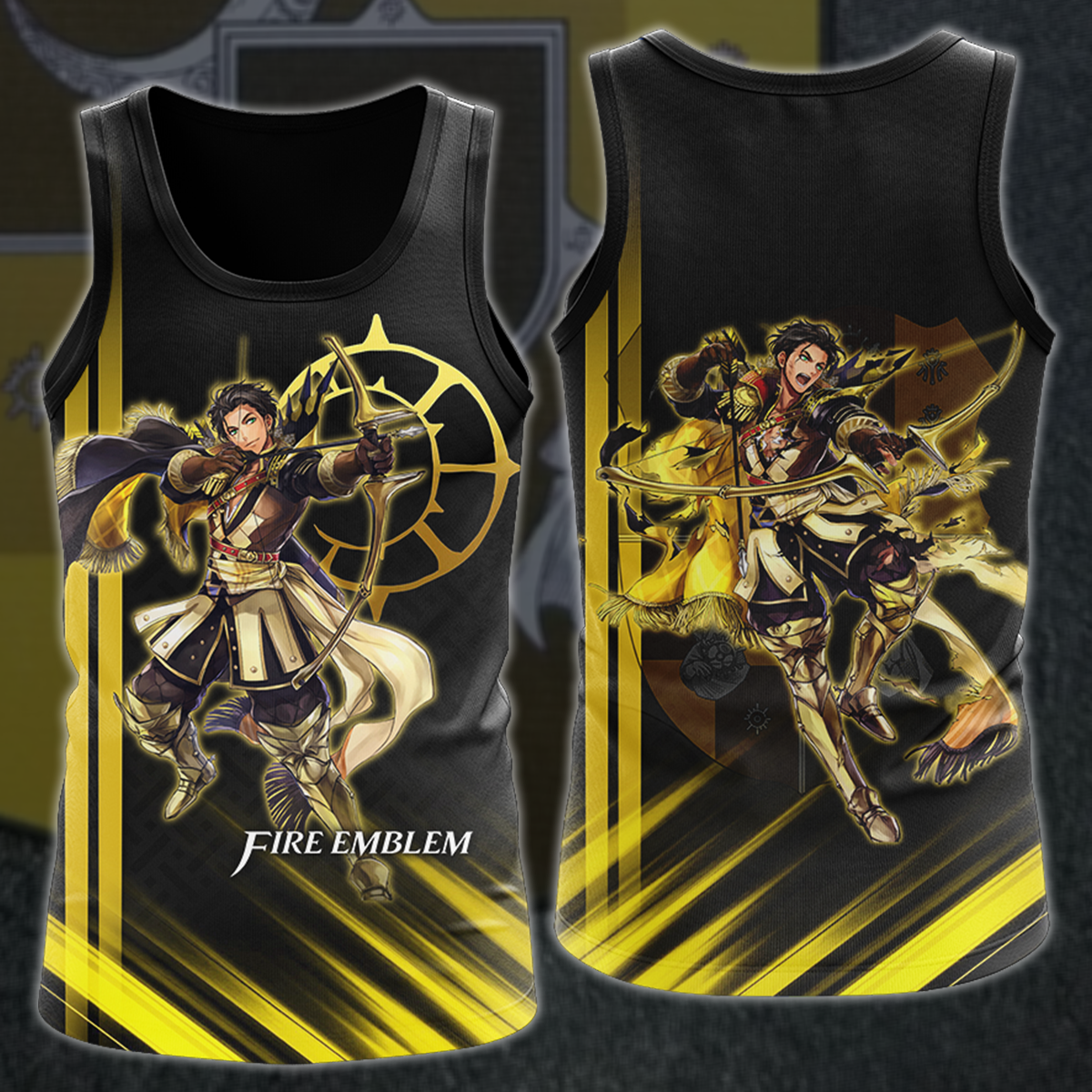 Fire Emblem Claude von Riegan Video Game 3D All Over Printed T-shirt Tank Top Zip Hoodie Pullover Hoodie Hawaiian Shirt Beach Shorts Jogger Tank Top S