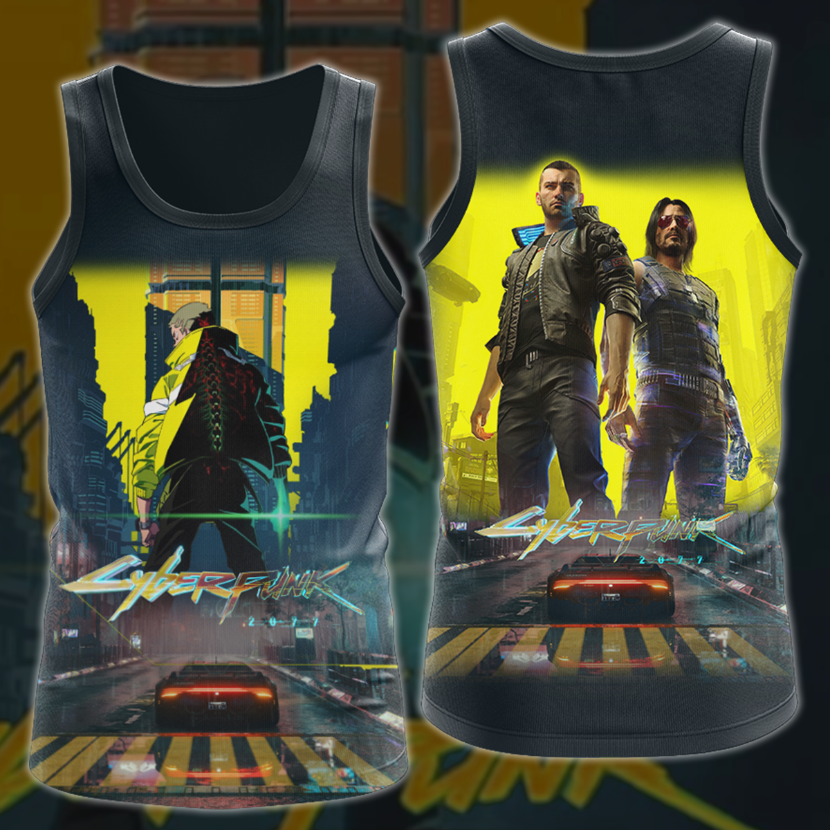 Cyberpunk 2077 Video Game 3D All Over Print T-shirt Tank Top Zip Hoodie Pullover Hoodie Hawaiian Shirt Beach Shorts Jogger Tank Top S