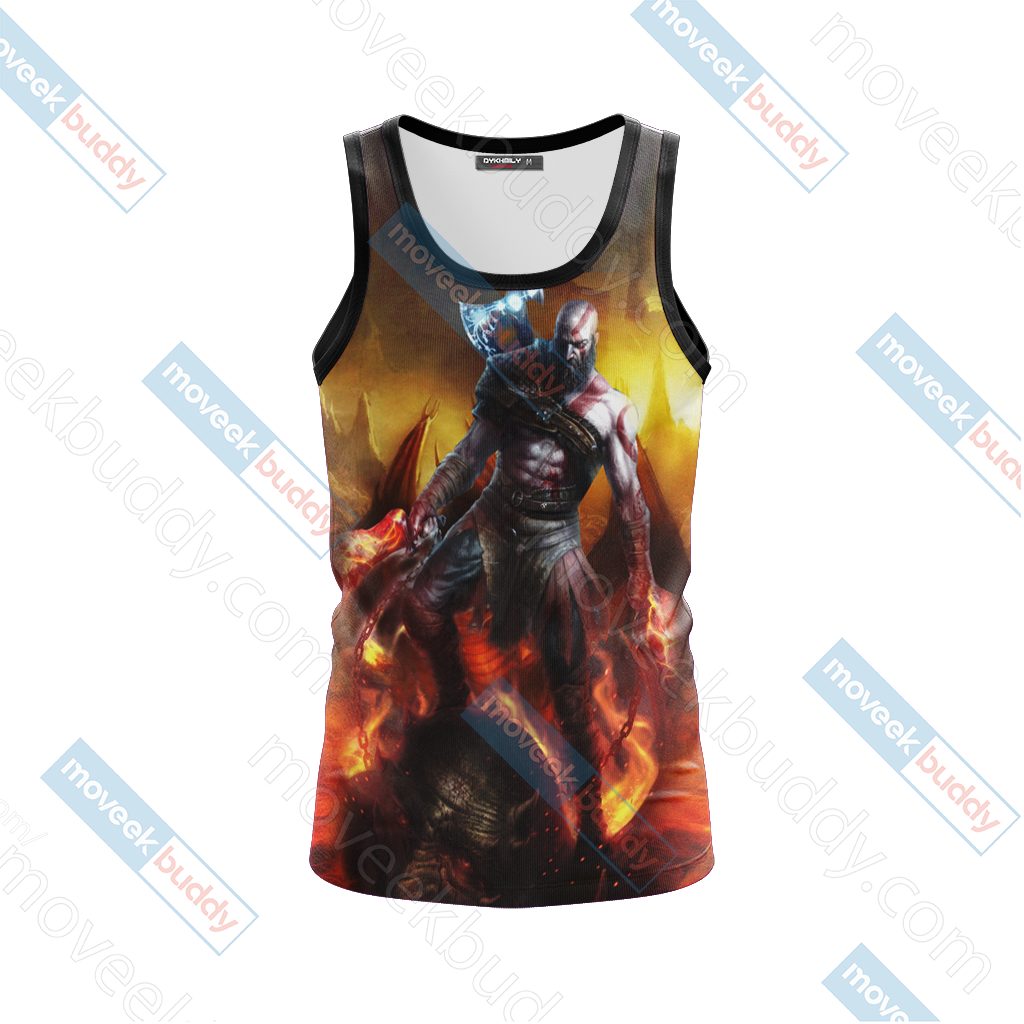 God Of War - Kratos Unisex 3D T-shirt