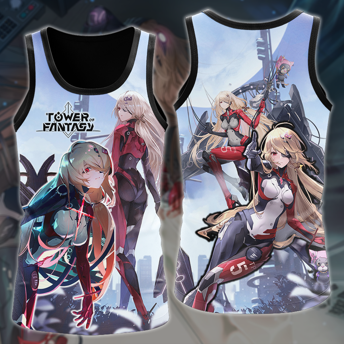 Tower Of Fantasy Video Game 3D All Over Printed T-shirt Tank Top Zip Hoodie Pullover Hoodie Hawaiian Shirt Beach Shorts Jogger Tank Top S