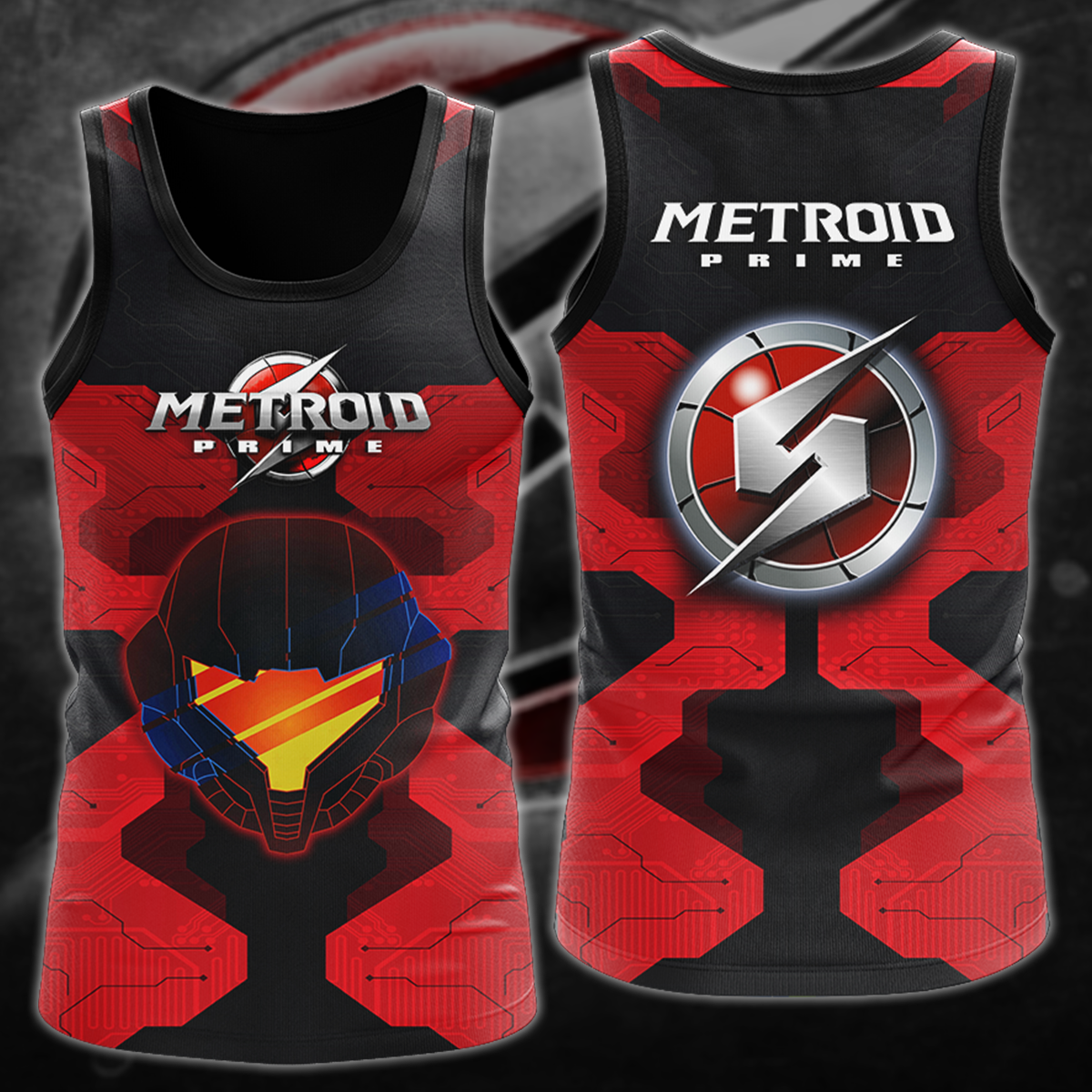Metroid Prime Remastered Video Game 3D All Over Printed T-shirt Tank Top Zip Hoodie Pullover Hoodie Hawaiian Shirt Beach Shorts Jogger Tank Top S