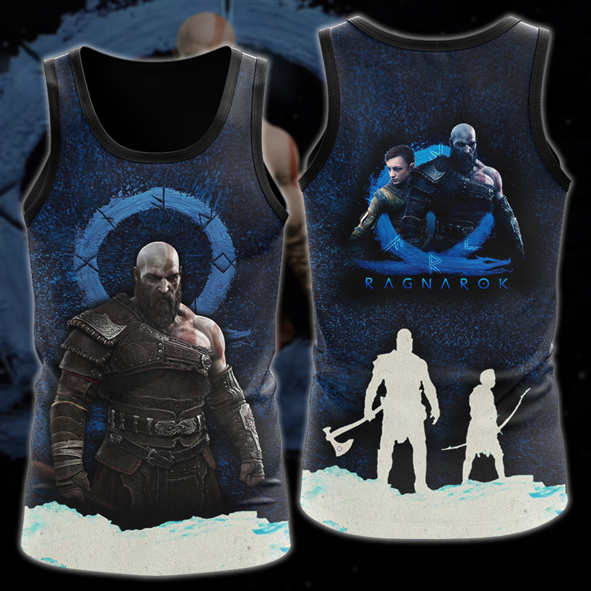 God of War Ragnarok Video Game 3D All Over Print T-shirt Tank Top Zip Hoodie Pullover Hoodie Hawaiian Shirt Beach Shorts Jogger Tank Top S