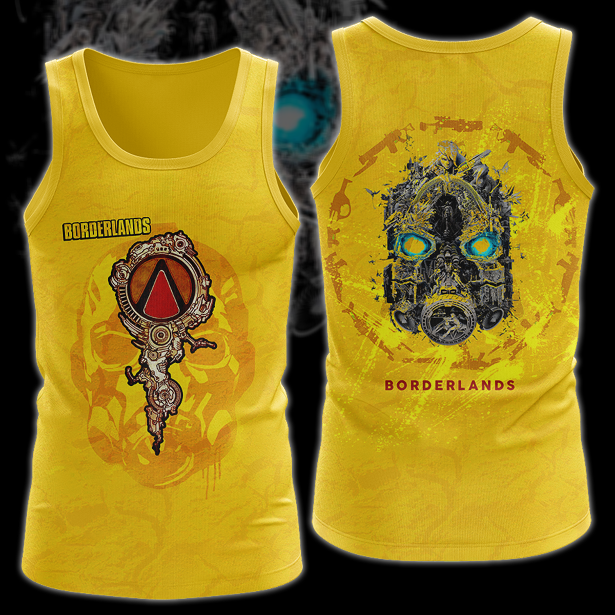 Borderlands Video Game 3D All Over Printed T-shirt Tank Top Zip Hoodie Pullover Hoodie Hawaiian Shirt Beach Shorts Jogger Tank Top S
