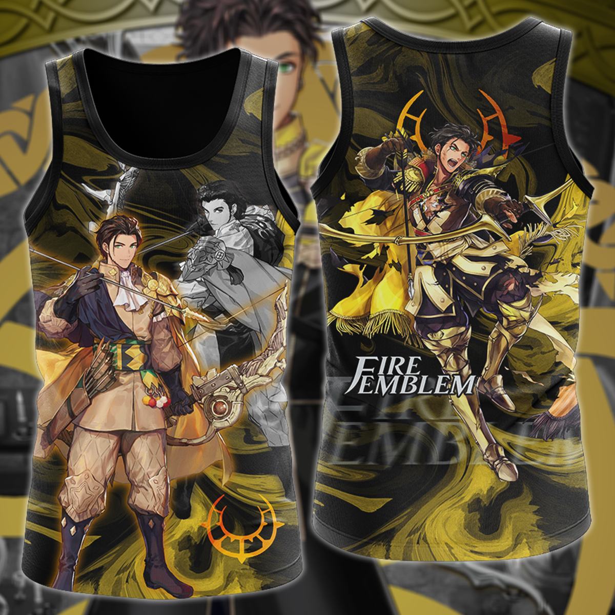 Fire Emblem: Three Houses - Claude Video Game 3D All Over Print T-shirt Tank Top Zip Hoodie Pullover Hoodie Hawaiian Shirt Beach Shorts Jogger Tank Top S