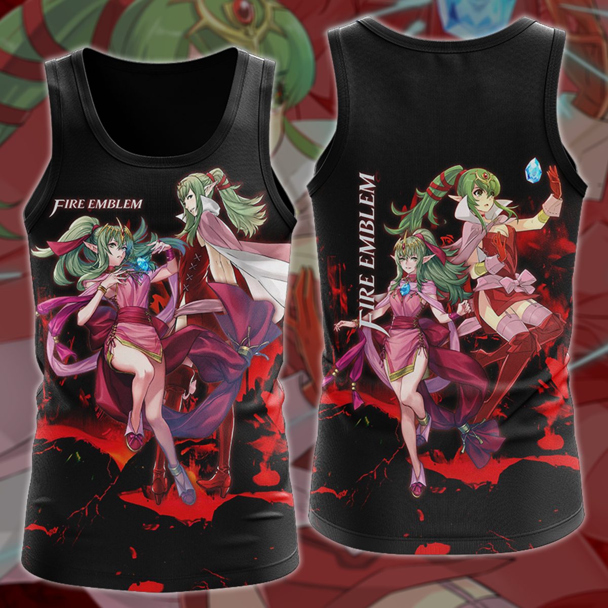 Fire Emblem - Tiki Video Game 3D All Over Printed T-shirt Tank Top Zip Hoodie Pullover Hoodie Hawaiian Shirt Beach Shorts Jogger Tank Top S
