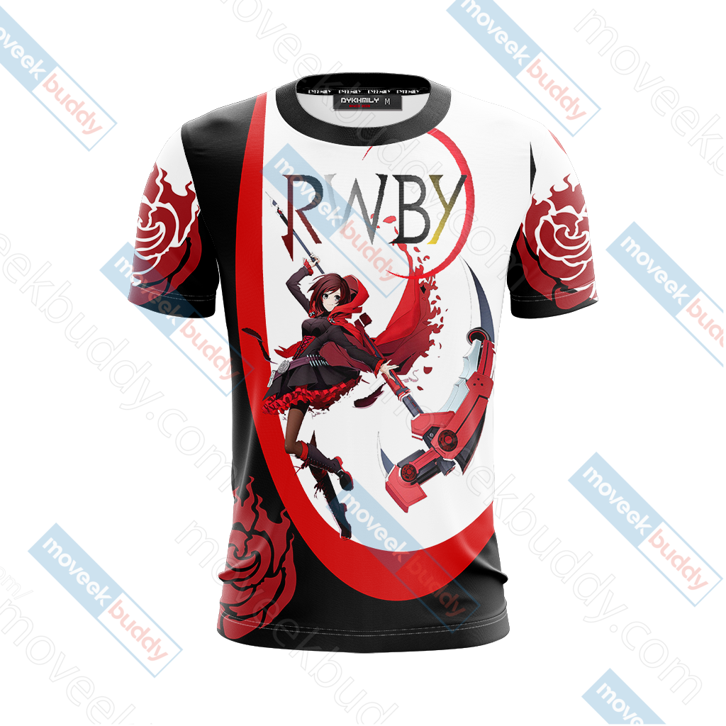 RWBY - Ruby Rose New Unisex 3D T-shirt