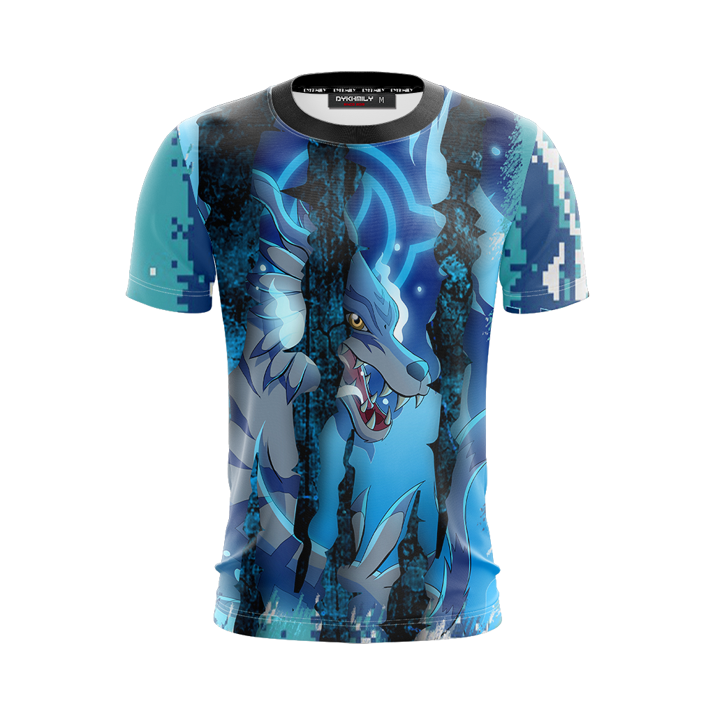 Digimon - Garurumon New Unisex 3D T-shirt