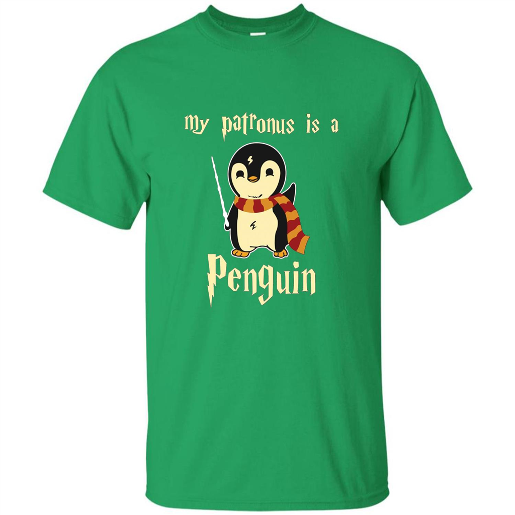Penguin T-Shirt My Patronus Is A Penguin Hot 2017 T-Shirt Irish Green S