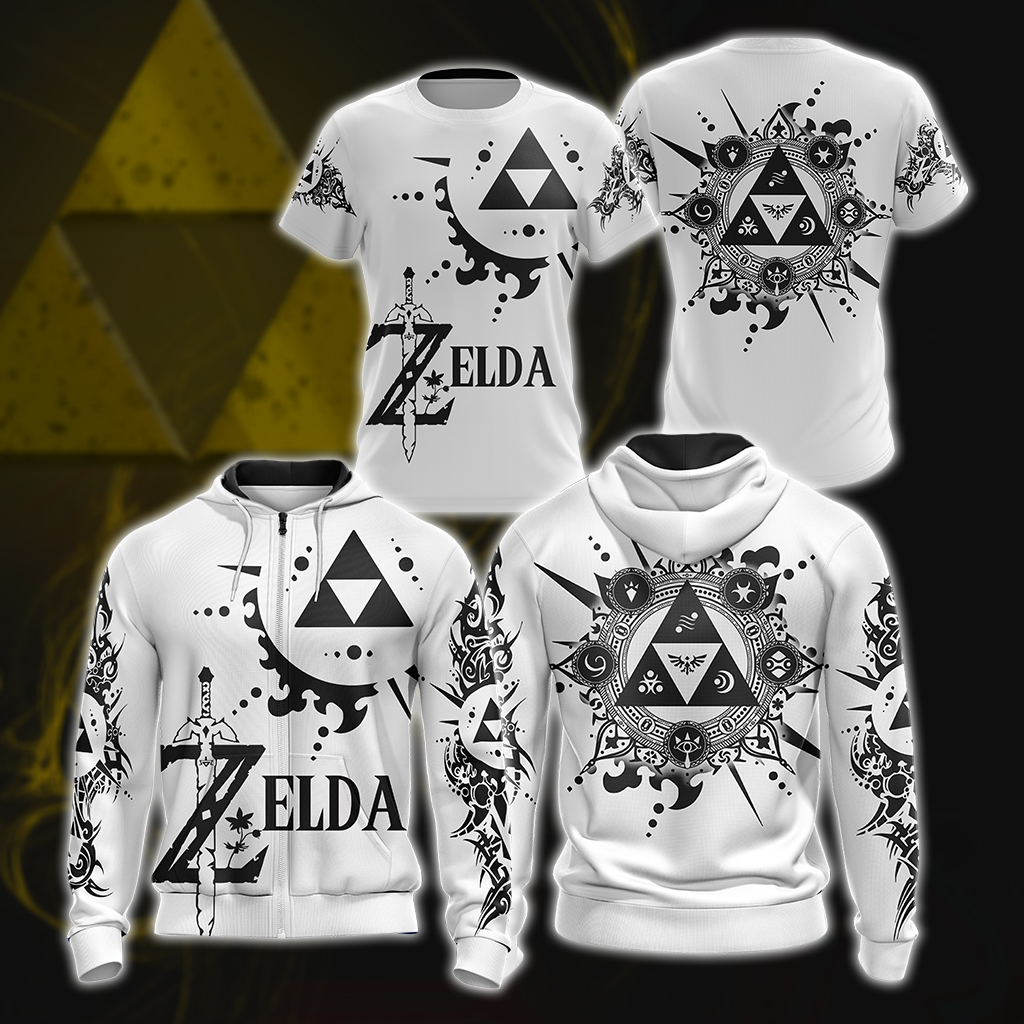 The Legend Of Zelda T-shirt Zip Hoodie Pullover Hoodie