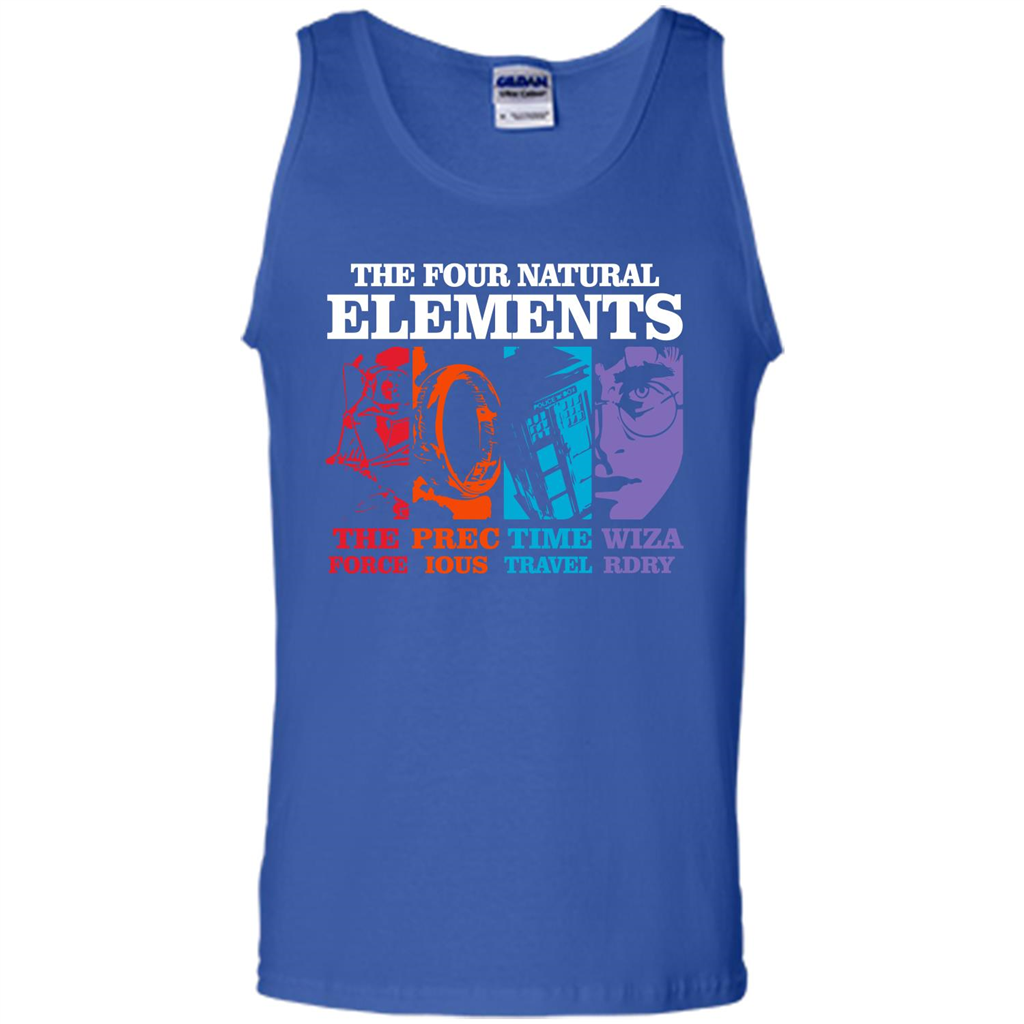 Movie T-shirt The Four Natural Elements T-shirt Royal S