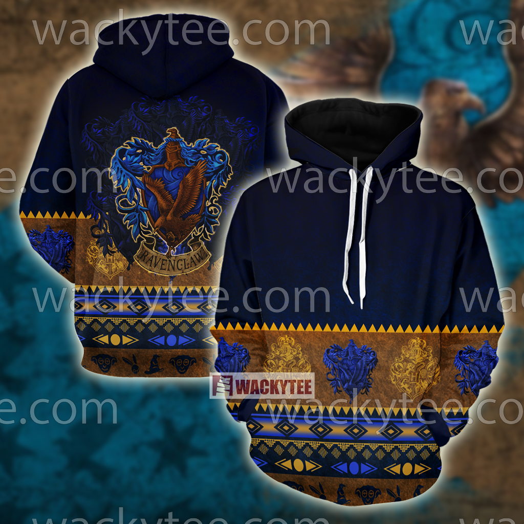 Wise Like A Ravenclaw Harry Potter Wacky Style Unisex 3D T-shirt Hoodie S