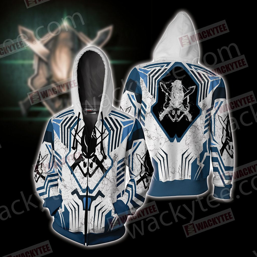 Halo - Legendary Symbol Unisex 3D T-shirt Zip Hoodie S