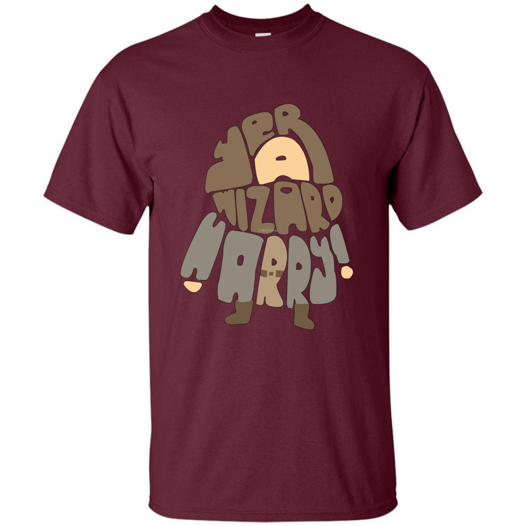 Movies T-shirt Yer A Wizard Harry Maroon S