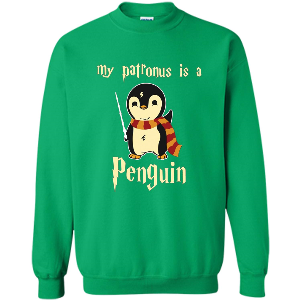 Penguin T-Shirt My Patronus Is A Penguin Hot 2017 T-Shirt Irish Green S