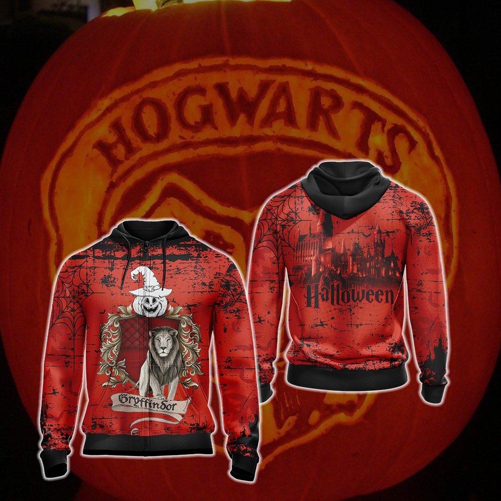 Brave Like A Gryffindor Harry Potter - Halloween Unisex 3D T-shirt Zip Hoodie S