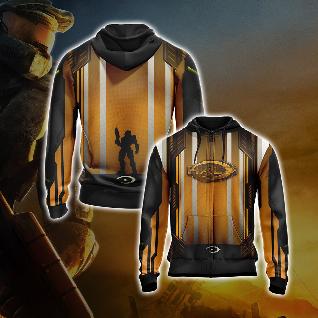 Halo - Master Chief New Collection Unisex 3D T-shirt Zip Hoodie XS