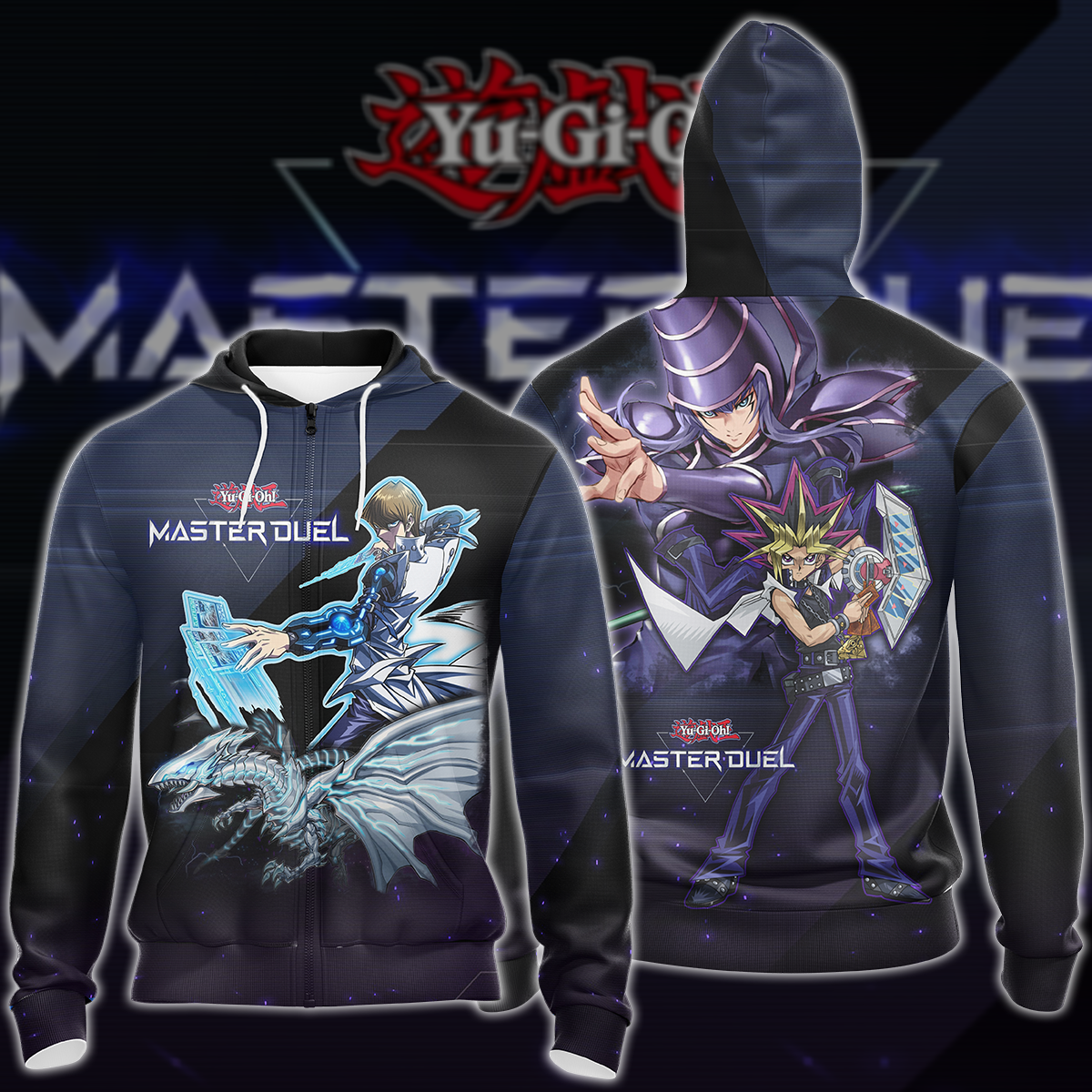 Yu-Gi-Oh! Master Duel Video Game 3D All Over Printed T-shirt Tank Top Zip Hoodie Pullover Hoodie Hawaiian Shirt Beach Shorts Jogger Zip Hoodie S