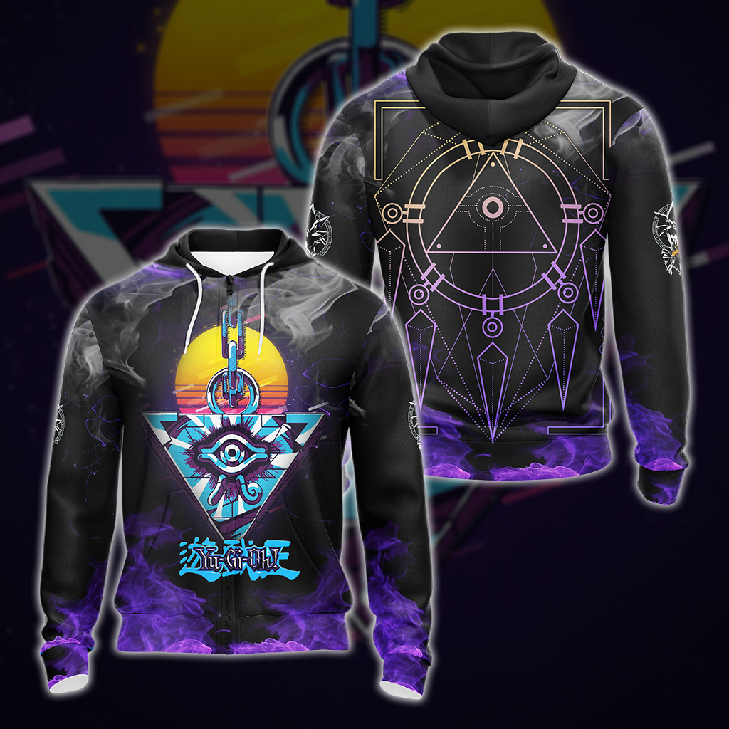 Yu-gi-oh! All Over Print 3D T-shirt Tank Top Zip Hoodie Pullover Hoodie Hawaiian Shirt Beach Shorts Jogger Zip Hoodie S